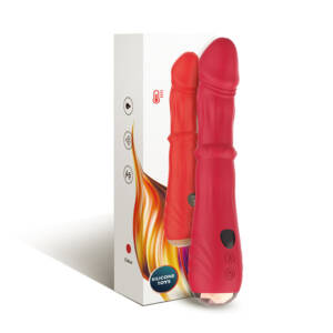 ARMONY - Thermo-einstellbarer Punkt-A-Stimulator-Vibrator-Dildo Rot