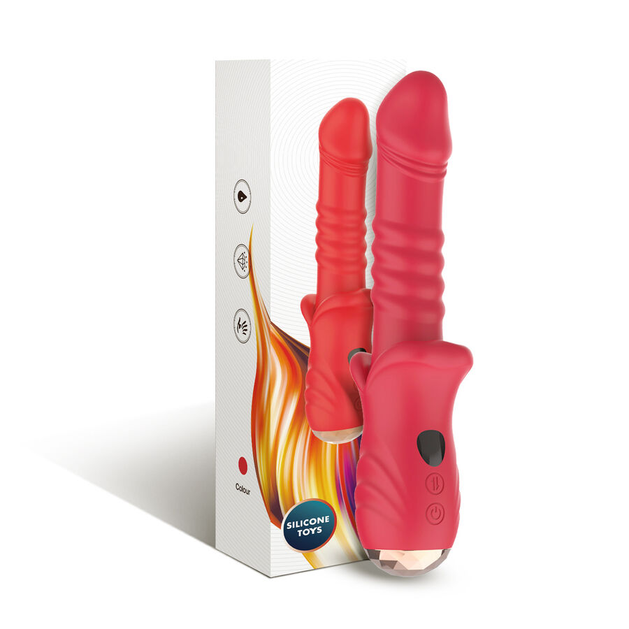 ARMONY - POINT A stimulierender Vibratordildo Rot