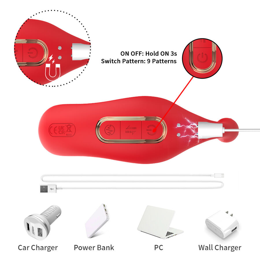 ARMONY - Analvibrator Panty C und G-Spot-Stimulator mit Fernbedienung Rot