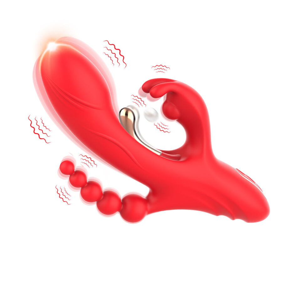 ARMONY - G-Punkt- und Klitorisstimulator-Vibrator Rot