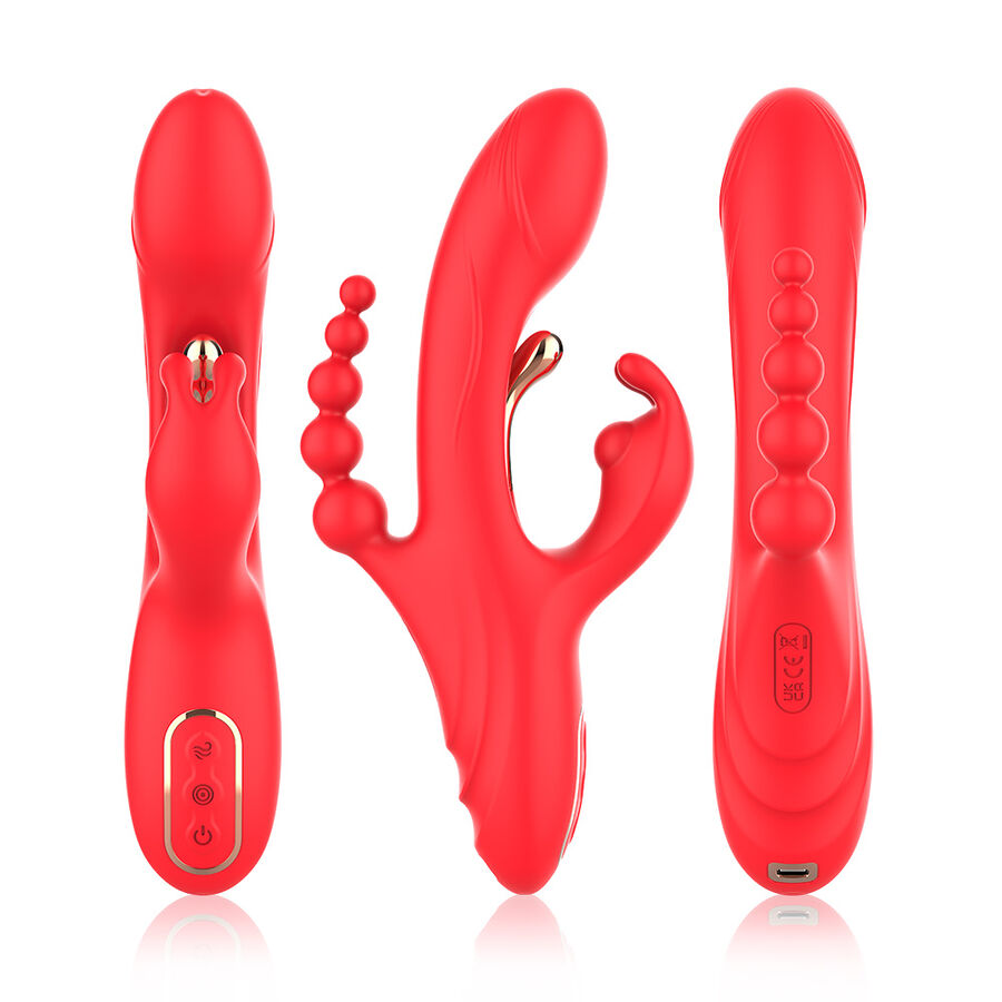 ARMONY - G-Punkt- und Klitorisstimulator-Vibrator Rot