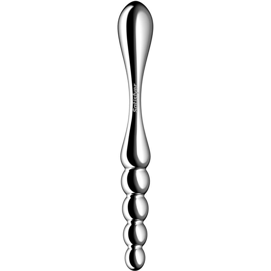 SATISFYER - STAR FORCE 1 Doppeldildo aus Edelstahl