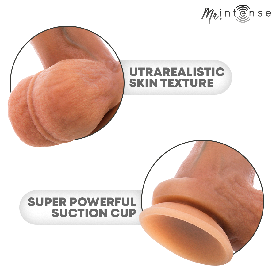 MR INTENSE – GARY S ULTRAREALISTISCHER SILIKON-PENIS MIT HODEN 17,8 CM – Ø 4,2 CM