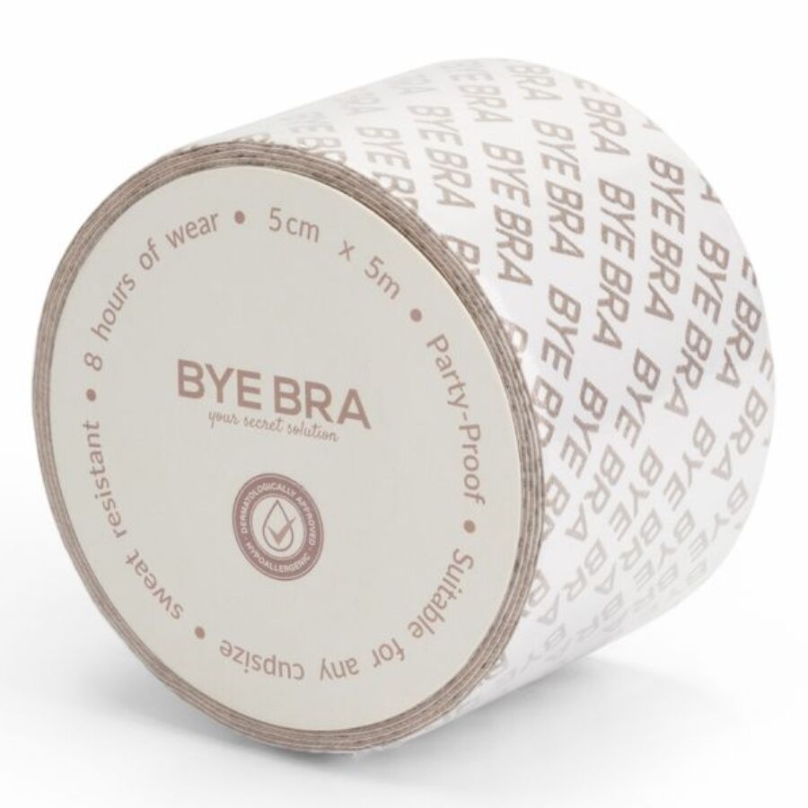 BYE-BRA - BODY TAPE DOPPELTSEITIG BEIGE EINHEITSGRÖSSE 5 x 500 CM