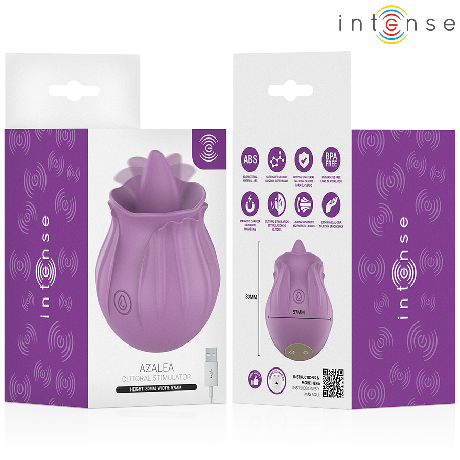 INTENSE - AZALEA Klitorisstimulator 10 Vibrationen Lila