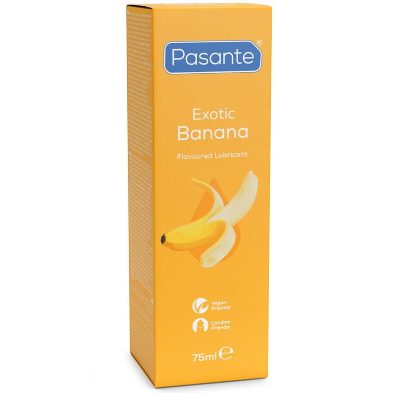 PASANTE - Wasserbasiertes Gleitgel mit Bananengeschmack, 75 ml