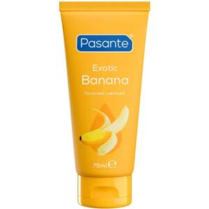 PASANTE - Wasserbasiertes Gleitgel mit Bananengeschmack, 75 ml