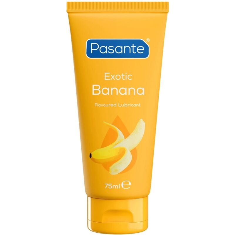 PASANTE - Wasserbasiertes Gleitgel mit Bananengeschmack, 75 ml