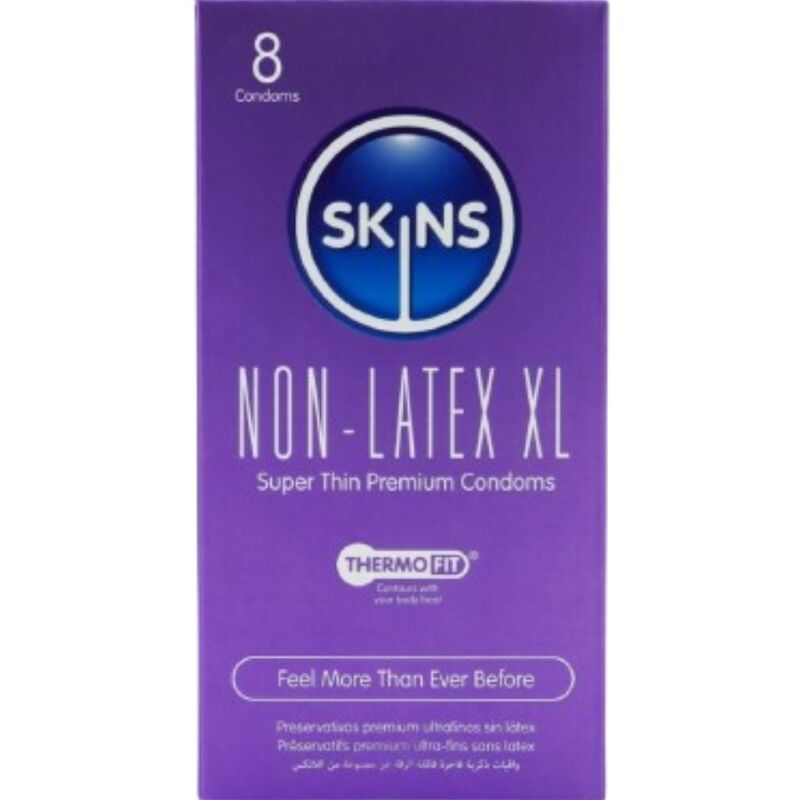 SKINS - Latexfreie Kondome XL 4er-Packung