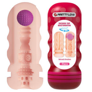 PRETTY LOVE - FLORA VAGINA MASTURBATOR MIT SAUGAUFGANG UND INNENSTRUKTUREN