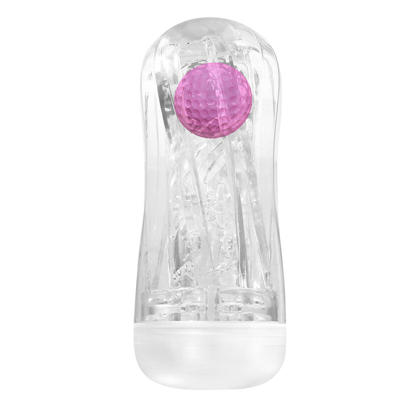 PRETTY LOVE - 360º strukturierten Masturbationsbecher, transparent