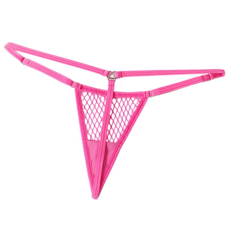 CHILIROSE - CR 4856 Mikro-String Netz Pink S/M
