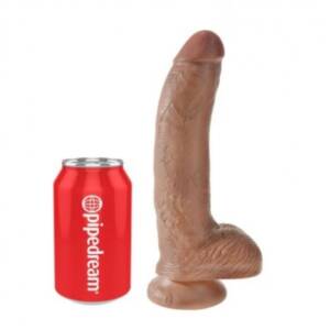 KING COCK - REALISTISCHER DILDO MIT HODEN 22,8 CM