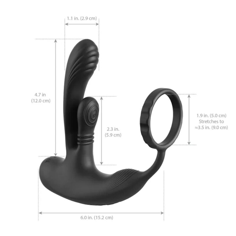 ANAL FANTASY ELITE - Wiederaufladbarer Anal- und Perinealstimulator für Ass-Gasmus-Intimotion