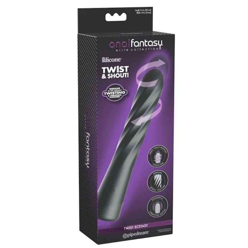 ANAL FANTASY ELITE - TWIST ECSTASY wiederaufladbarer rotierender Analstimulator