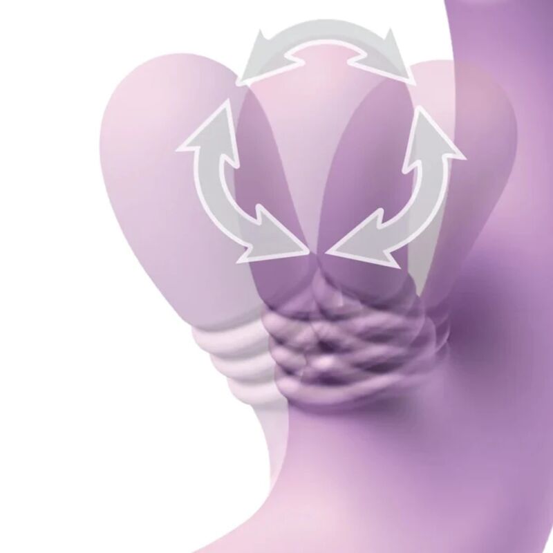 FANTASY FOR HER - INTIMOTION FLUTTER PRO LILA G-PUNKT & KLITORIS RABBIT VIBRATOR