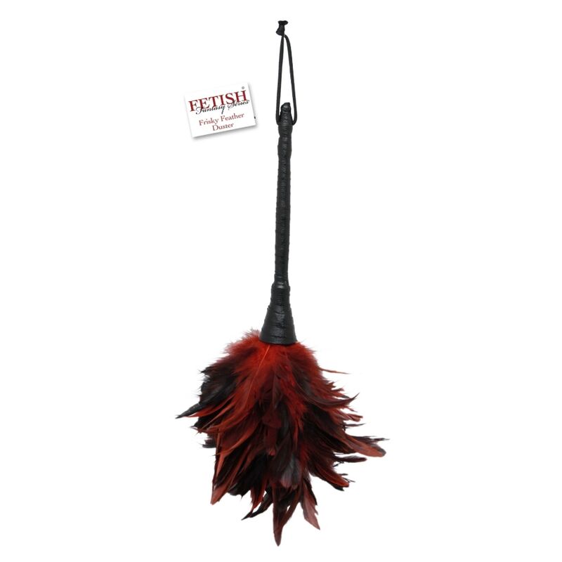 FETISH FANTASY SERIES - Schwarz-Rot-Frisky-Federkitztler