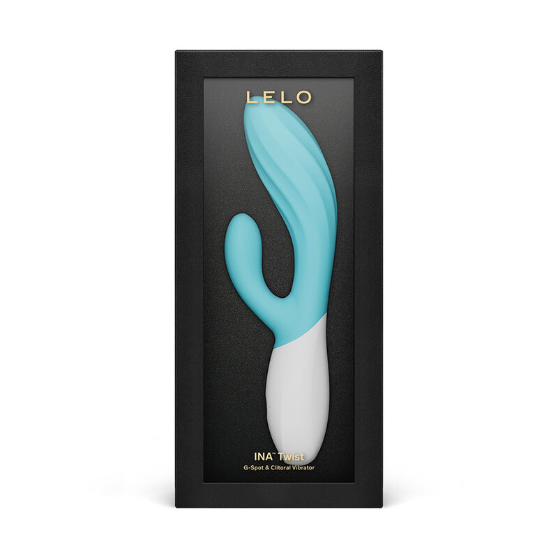 LELO - INA TWIST Doppelt-Vibrator Hase für G-Punkt und Klitoris Blau