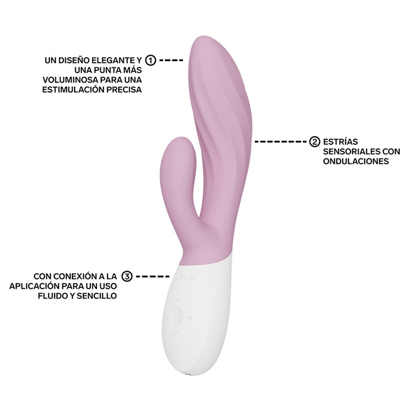 LELO - INA TWIST Doppeltvibrator Hase für G-Punkt und Klitoris Pink