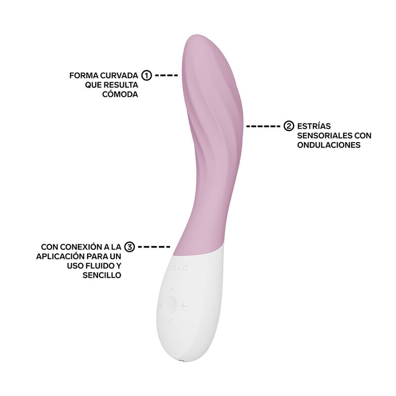 LELO - MONA TWIST wiederaufladbarer, App-gesteuerter G-Punkt-Vibrator Lila