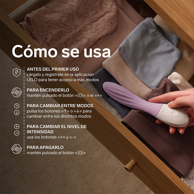 LELO - MONA TWIST wiederaufladbarer, App-gesteuerter G-Punkt-Vibrator Lila