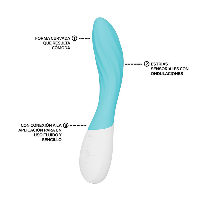LELO - MONA TWIST wiederaufladbarer, App-gesteuerter G-Punkt-Vibrator Lila