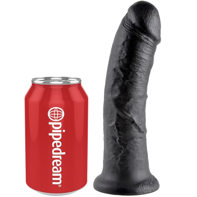 KING COCK - 8 Dildo Schwarz 20,3 cm