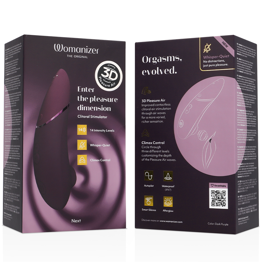 WOMANIZER - NÄCHSTER KLITORIALSTIMULATOR DUNKELLILA