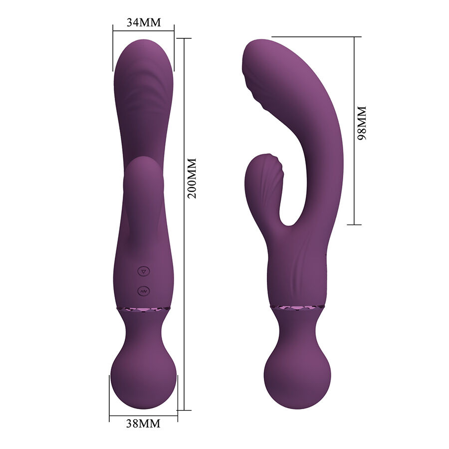 PRETTY LOVE - ALLROUNDER LILA G-PUNKT-VIBRATOR