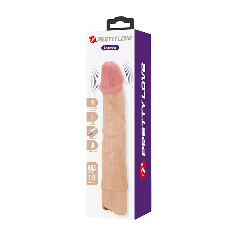 PRETTY LOVE - LEANDER FLEXIBLER REALISTISCHER VIBRATOR
