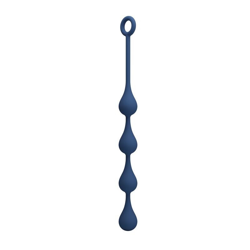 MR PLAY - BLAUE SILIKON-ANALPOLSTER, GRÖSSE M, 33 CM