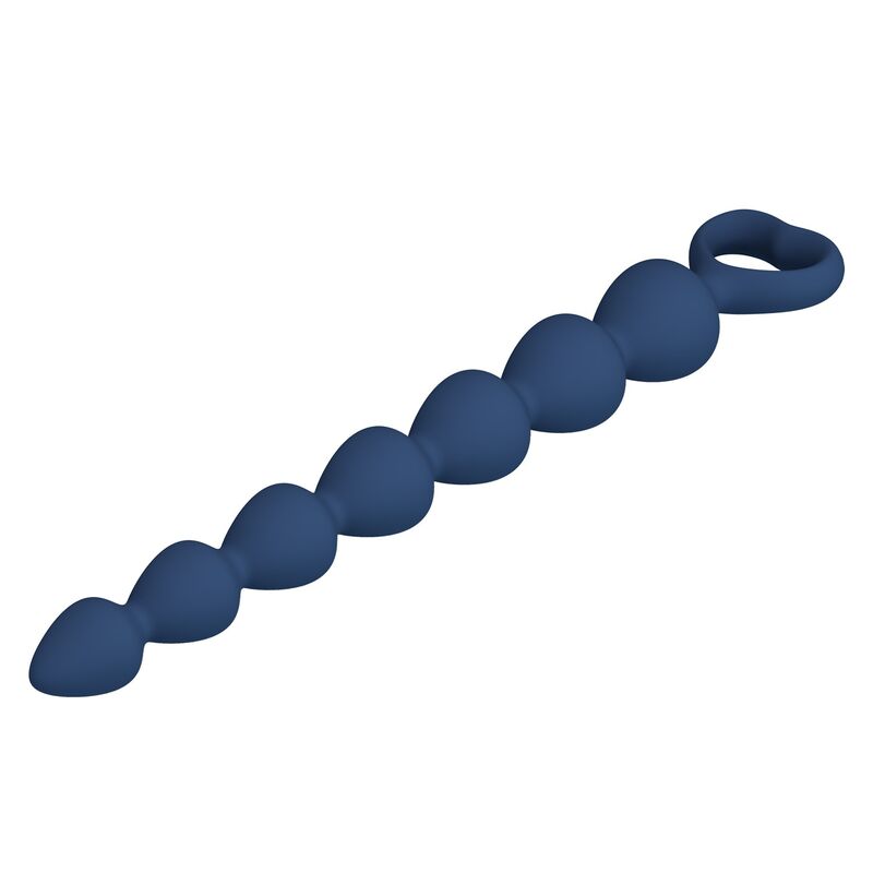 MR PLAY - BLAUE SILIKON-ANALKAPSELN &AMP; ANALPLUG 26,7 CM