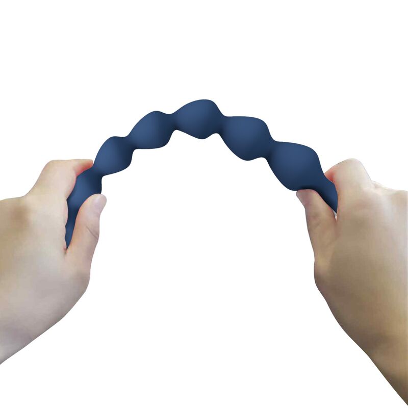 MR PLAY - BLAUE SILIKON-ANALKAPSELN &AMP; ANALPLUG 26,7 CM