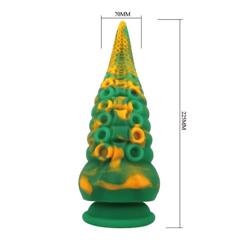 POWER MONSTERS - ABYSSAL COLOSSUS BICOLOR FANTASY SILIKONDILDO 22,5 CM Ø 6 CM