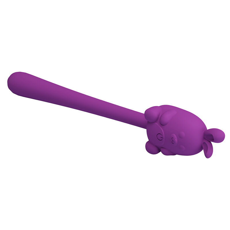 PRETTY LOVE – NIEDLICHER HASE-FLIRTSTIFT, FLEXIBLER VIBRATOR, USB-AUFLADBAR, LILA
