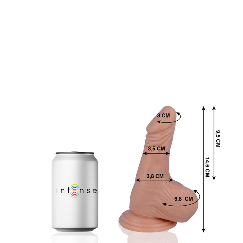 MR INTENSE - 1 realistischer Penis 14,6 cm -O- 3,5 cm