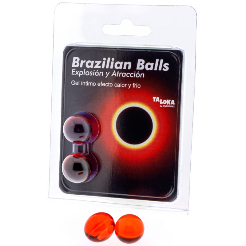 TALOKA - 2 Brasilianische Bälle, heißes und kaltes Effekt, aufregendes Gel