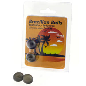 TALOKA - 2 BRASILIANISCHE Bälle, Komfort-Effekt, aufregendes Gel