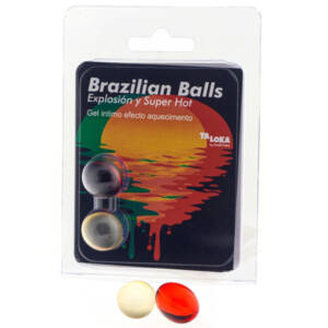 TALOKA - 2 Brasilianische Kugeln, superheißes, aufregendes Gel mit Effekt