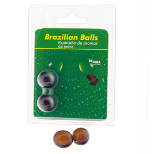 TALOKA - 2 Brasilianische Kugeln Schokoladen-Intim-Gel