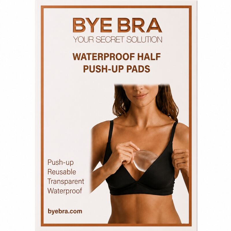 BYE-BRA - SEMI-PADS PUSH-UP TRANSPARENT