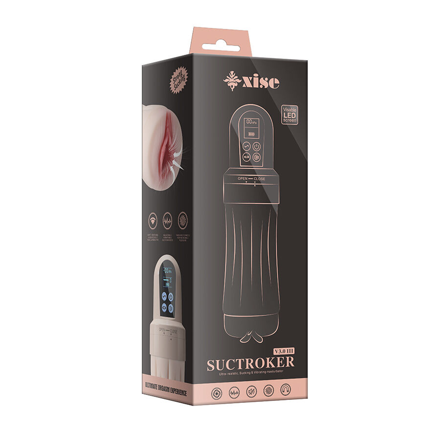 XISE - SUCTROKER V3.0 III Vaginalmasturbator mit Vibration