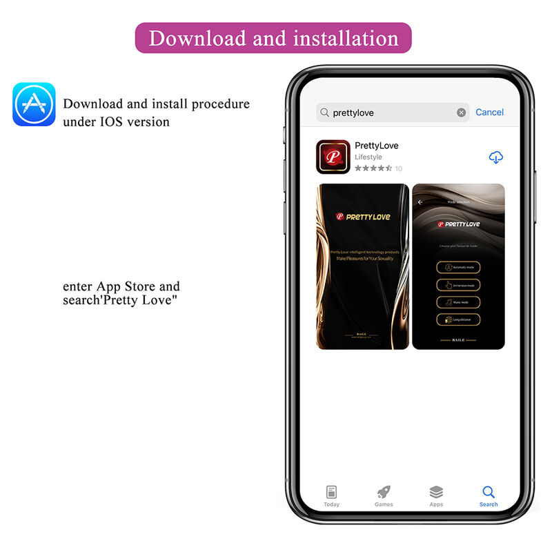 PRETTY LOVE - HAZELYNN 12-FUNKTIONEN-MASSAGEGERÄT MIT APP-STEUERUNG, PINK