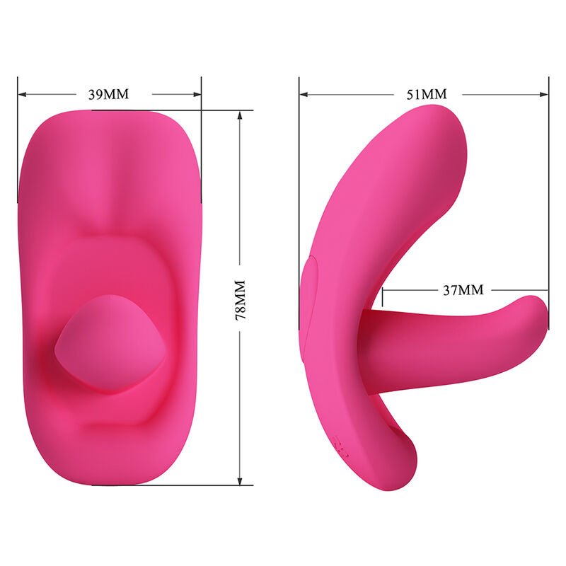 PRETTY LOVE - HAZELYNN 12-FUNKTIONEN-MASSAGEGERÄT MIT APP-STEUERUNG, PINK
