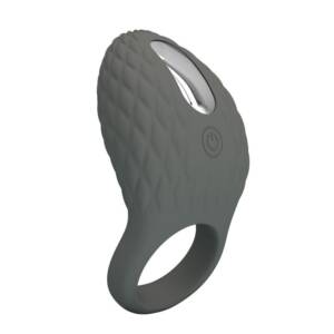 PRETTY LOVE – WIEDERAUFLADBARER, STRUKTURIERTER VIBRATIONSRING MIT STIMULATOR