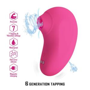 PRETTY LOVE - ARILA WIEDERAUFLADBARER KLITORIS-SAUGSTIMULATOR MIT VIBRATION PINK