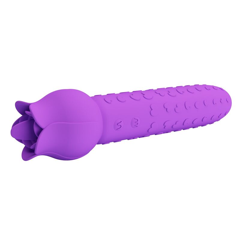 PRETTY LOVE - DANNELL WIEDERAUFLADBARER ORALSTIMULATOR UND KLITORISATIV-VIBRATOR LILA