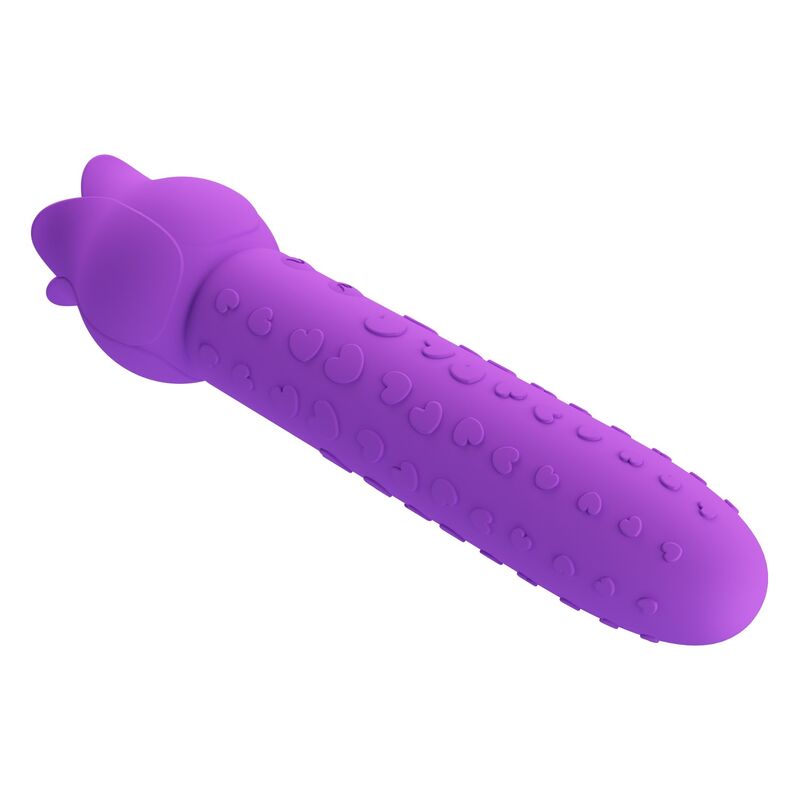 PRETTY LOVE - DANNELL WIEDERAUFLADBARER ORALSTIMULATOR UND KLITORISATIV-VIBRATOR LILA