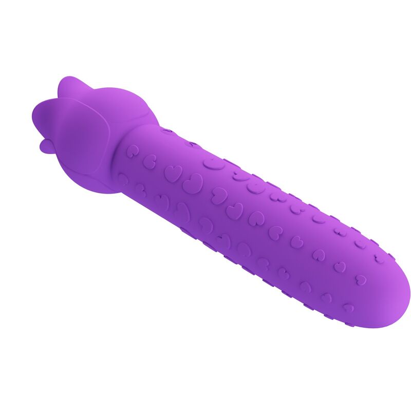 PRETTY LOVE - DANNELL WIEDERAUFLADBARER ORALSTIMULATOR UND KLITORISATIV-VIBRATOR LILA