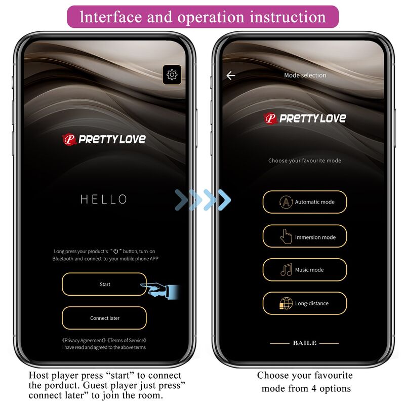 PRETTY LOVE – PULSIERENDES VIBRATIONS-EI MIT APP-STEUERUNG, 12 FUNKTIONEN, USB-AUFLADBAR, GRÜN-GELB